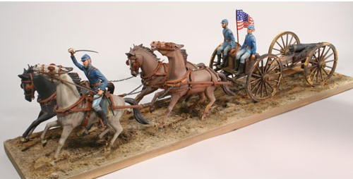 1/16 Civil War: Union Horse Drawn Field Artillery №1