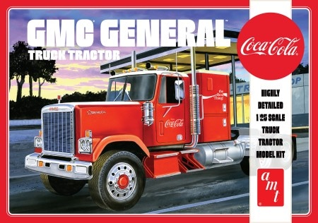 1:25 1976 GMC General Semi Tractor (Coca-Cola) №1