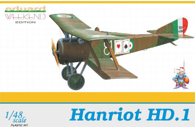 1/48 Hanriot HD1 BiPlane (Wkd Edition Plastic Kit) №1