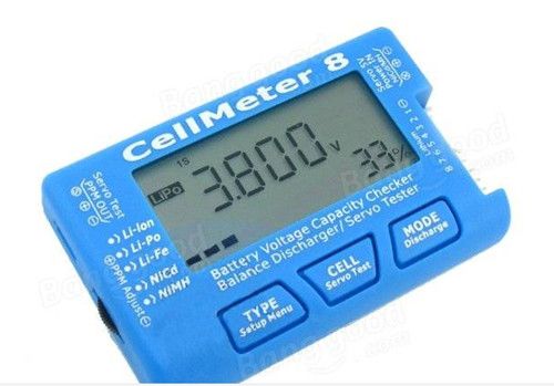 Multifunctional Digital Power Servo Checker Tester 2S-8S