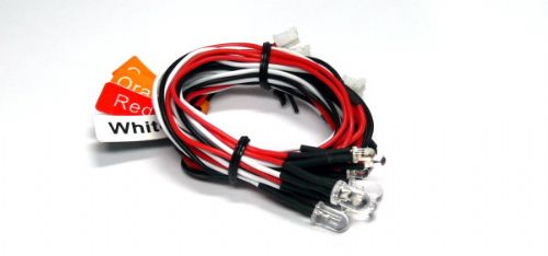 White / Red / Orange 8 LED Light System №3
