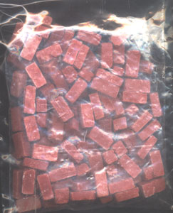 Multi-Scale Large Red Bricks (Resin) №1