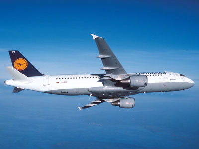 1/144 A320 Lufthansa Passenger Airliner №1