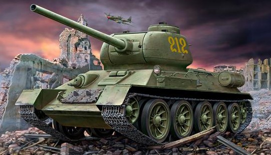 1/72 T34/85 Tank №1