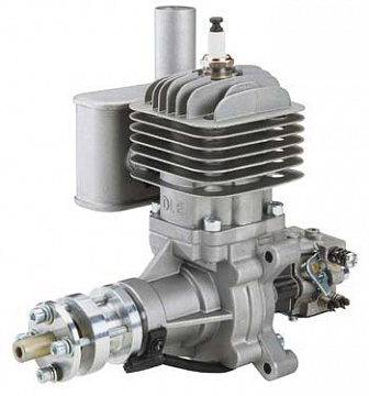 DLE-30 Gas Engine Rear Carb w/EI &amp; Muffler №1