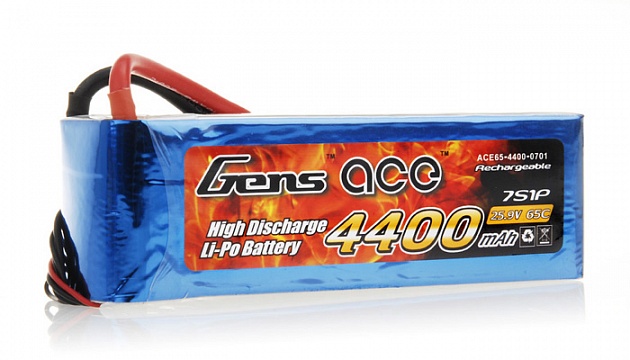 4400MAH 25.9V 65C 7S1P LIPO BATTERY PACK №1