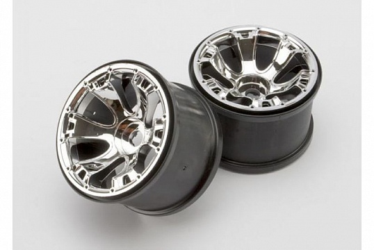 Wheels, Geode 3.8'' (chrome) (2) (use with 17mm splined wheel hubs &amp; nuts, part #5353X №1