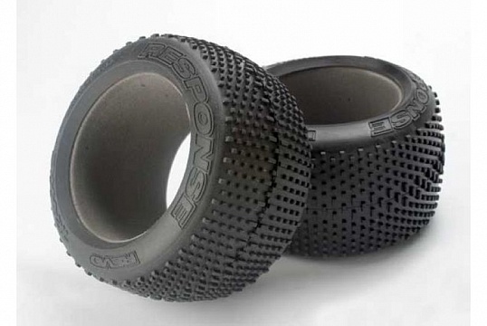 Tires, Response racing 3.8'' (soft-compound, narrow profile, short knobby design)/ foam in №1