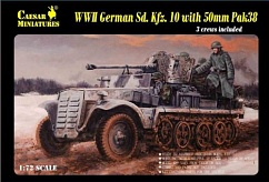1/72 WWII German SdKfz 10 Half