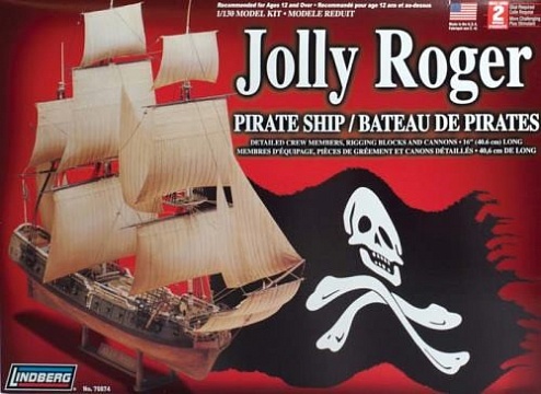 1/130 JOLLY RODGER PIRATE SHIP №1