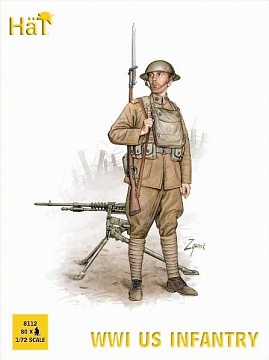 1/72 WWI US Infantry (80) №1