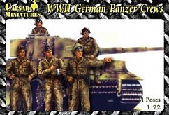 1/72 WWII German Panzer Crews
