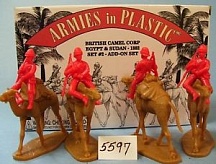 1/32 Egypt & Sudan 1882 British Camel Corp Set #2 (4 Mtd)