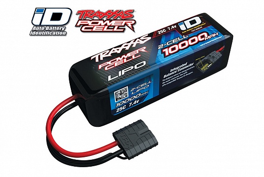 10000mAh 7.4v 2-Cell 25C LiPO Battery (iD Plug) №1