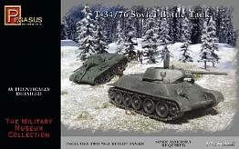 1/72 T34/76 Soviet Battle Tank (2) (Snap)