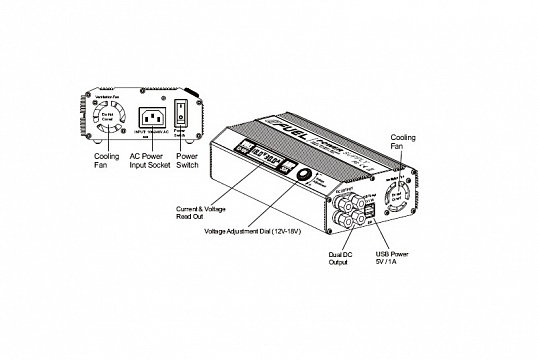 SkyRC EFuel 30A 540W Power Supply №1