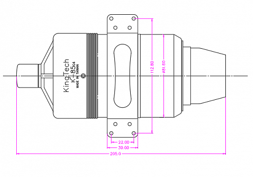 Турбина KingTech K-85G4 №4