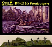 1/72 WWII US Paratroopers