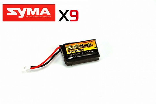 LiPo 3,7В(1S) 500mAh 20C Soft Case Molex plug (for Syma X9) №1