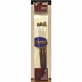 8,10,12 Fine Red Sable Flat Brushes