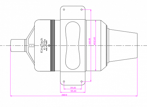 Турбина KingTech K-210G4 №4