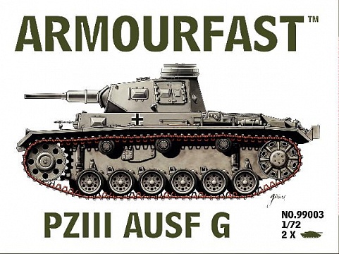 1/72 Panzer III Ausf G Tank (2) №1