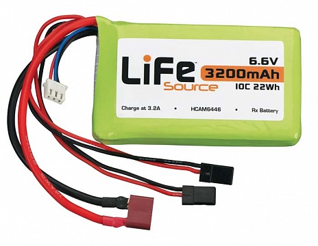 LIFE 6.6V 3200 10C RX U CONN №1