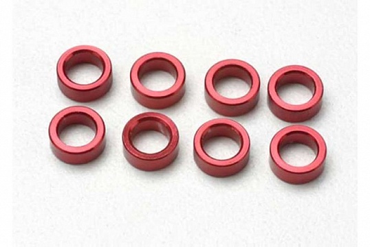 Spacer, pushrod (aluminum, red) (use with 5318 or 5318X pushrod and 5358 progressive 2 rockers) (8) №1