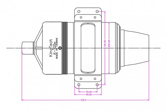 Турбина KingTech K-120G4 №5