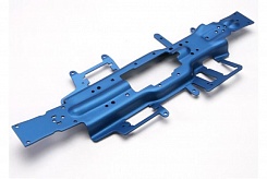 Chassis, Revo 3.3 (extended 30mm) (3mm 6061-T6 aluminum) (anodized blue)