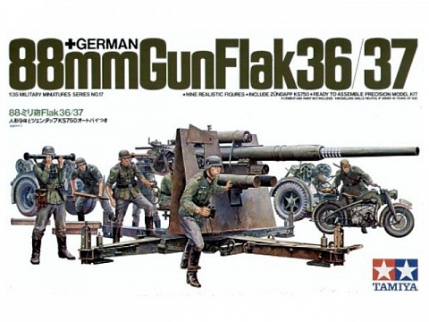 35017 1/35 88 MM GUN FLAK 36/37 №1